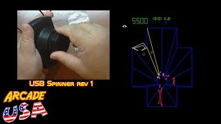 Atari 2600 Paddle USB Spinner Mod Rev 1