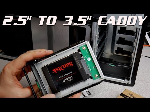 ADD A 2.5" SSD TO A 3.5" HDD BAY | ROSEWILL ADAPTER