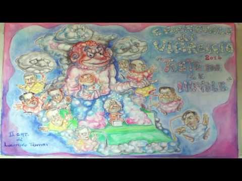 Carnevale di Viareggio 2014 - Persi tra le nuvole (spiegazione con modellino)