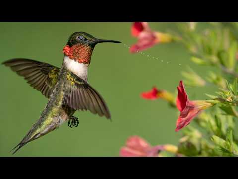Hummingbirds Breeding Zones and Migration Routes in North America (Narrated Video)