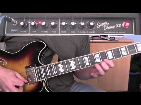 Fender Super Champ XD Demo 2 - Heavily Overdriven Tweed (Voice No.3)