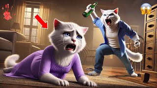 How Pregnant Cat and Her Kitten Brutally Abused by Father Cat 🙀 | Shocking Cat Behavior!