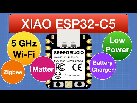 XIAO ESP32-C5 - 5 GHz Wi-Fi IoT Powerhouse
