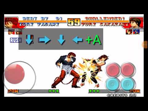 K.O.F 97_Iori Main combos tutorial