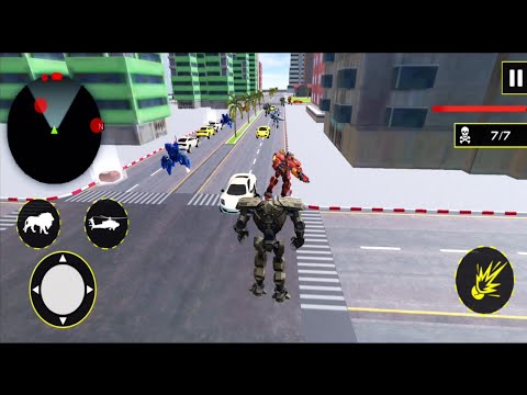 Multi Robot Car Transformation Game * Android Gameplay