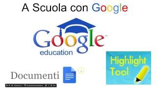 come usare highlight tool per evidenziare