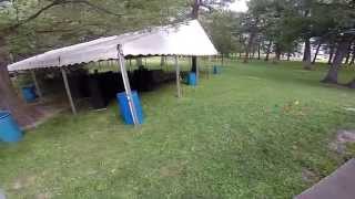 preview picture of video '40' x 60' Losberger tent rental in Iowa City, IA (fly though)'