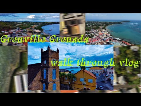 Grenville, Grenada, ST. Andrews walk-through day vlog.