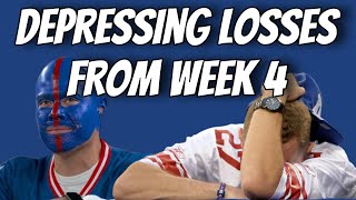 Ranking the losses from Week 4 in the NFL
