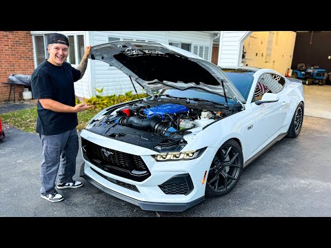 Installing a MASSIVE Whipple on My 2024 Mustang GT!!