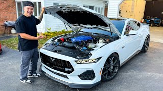 Installing a MASSIVE Whipple on My 2024 Mustang GT!!