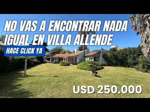 📍 Casa en Venta Villa Allende | Ideal para reciclar o invertir