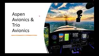 Aspen Avionics/Trio Avionics Webinar October 10, 2023