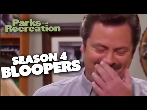 Season 4 BLOOPERS | Parks and Recreation | Comedy Bites