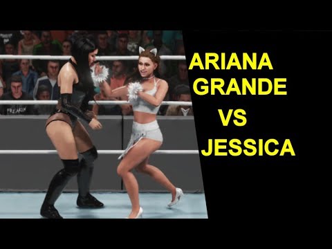 WWE 2K19 Ariana Grande vs Jessica - No Holds