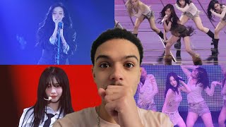 Download lagu aespa Solos Live Performances | GOOD STUFF, Ketchup And Lemonade, Tornado, & BLUE | REACTION mp3