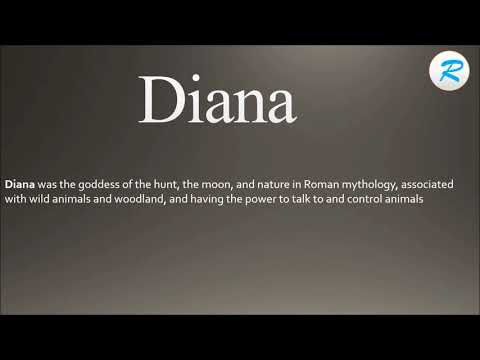 How to pronounce Diana