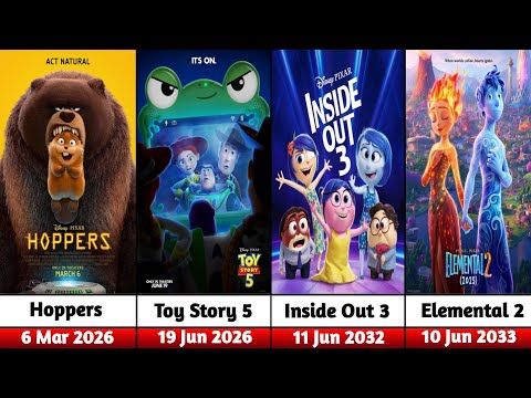 Every Upcoming & Released Disney Pixar Animated Movie (2026–2040) – Latest Update!
