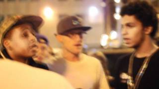 Mac Miller confronted about stolen beat and runs away at S.O.B.s NYC (9/8/10)