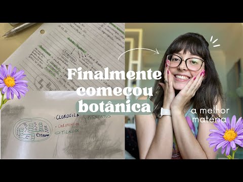 Como foi a primeira aula de Botânica || Giulia Della