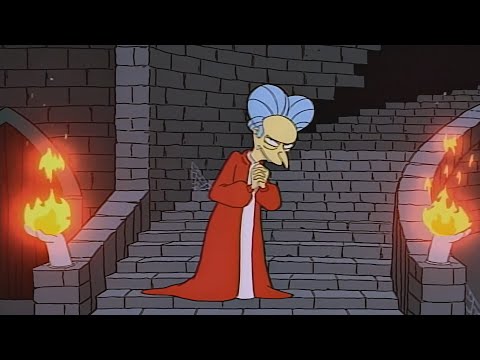 "Su peinado es de invertido" Dracula: De Bart Simpson Parte 1 [Casitas del Horror].