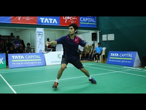 LAKSHYA SEN Vs ALAP MISHRA in All India Senior National in Prakash padukone Badminton Academy 2018