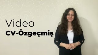 Video CV/Özgeçmiş Örneği