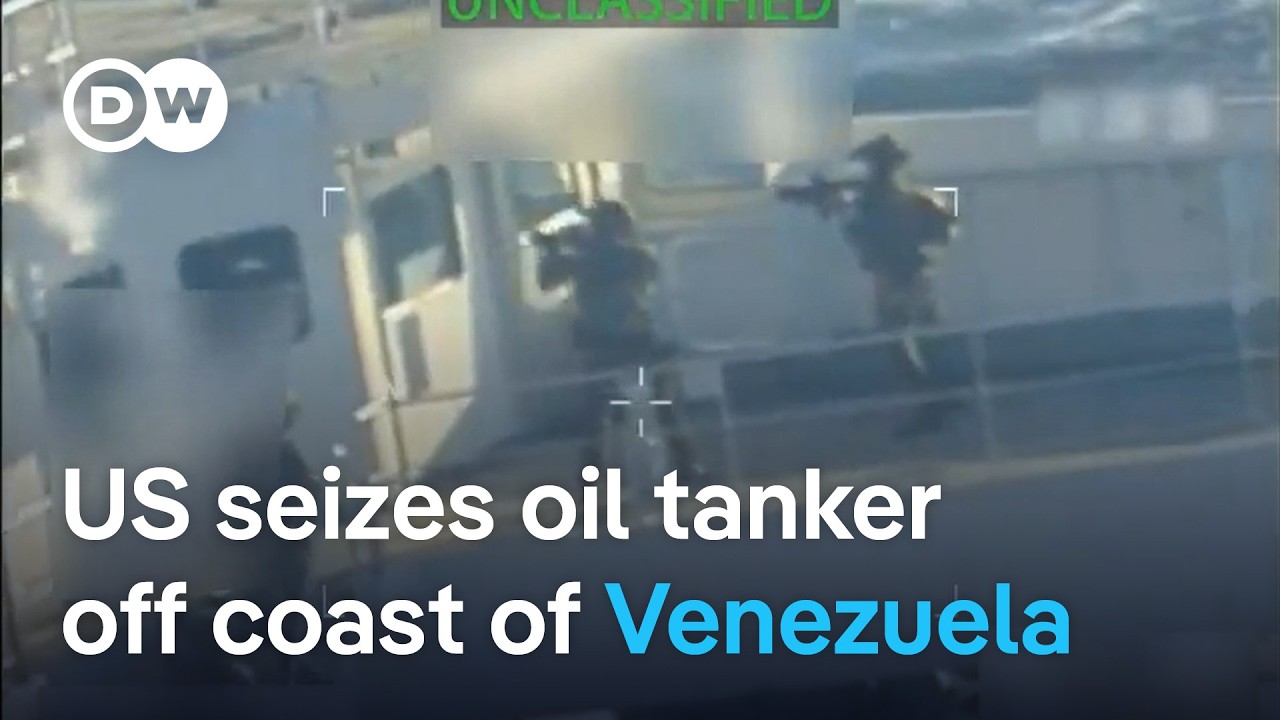 Trump confirms US seized 'very large' oil tanker off coast of Venezuela | DW News