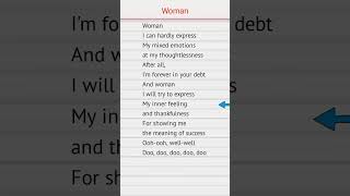 Woman/John Lennon/#lyrics #trending #song #music #englishsongs #80s
