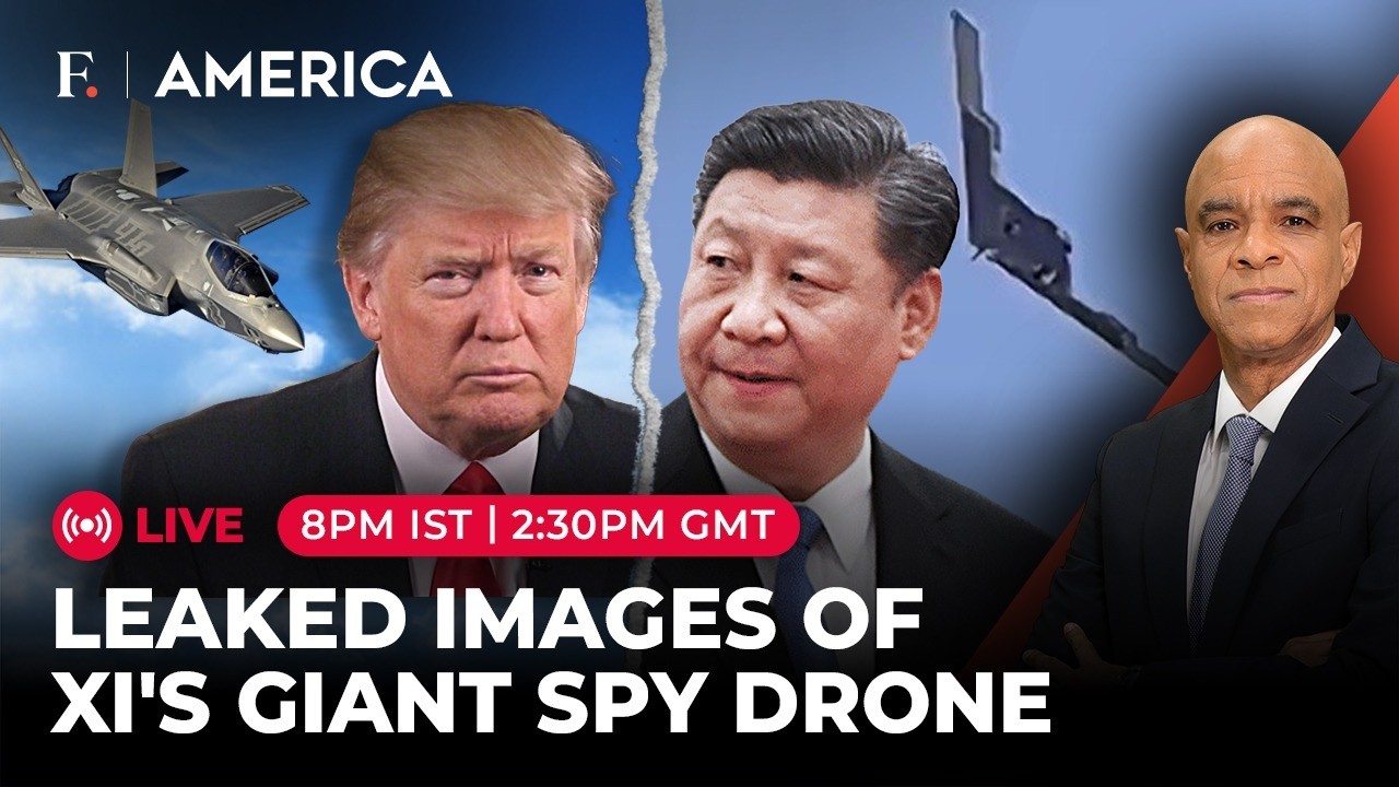 LIVE: US Sends Stealth Jets Near China After Leaked Images of Monster Drone | Firstpost America