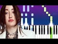 Noah Cyrus - July (Piano tutorial)