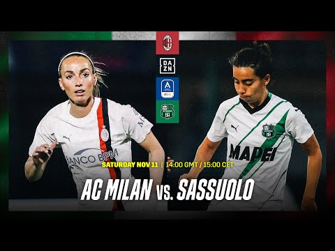 Milan x Sassuolo