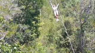 preview picture of video 'Tulum Zip Line and Repelling'