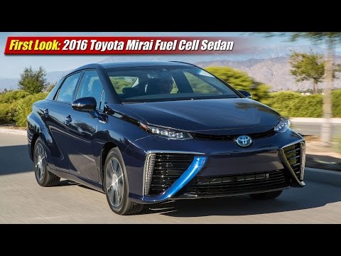 First Look: 2016 Toyota Mirai Fuel Cell Sedan