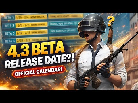 BGMI 4.3 Beta Update CONFIRMED 😳 | Date, Phases & New Content