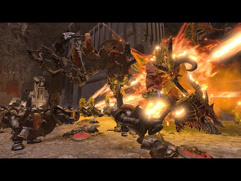 Battle of Karak Kadrin | Khorne vs Dwarves | Total War: Warhammer 3 Cinematic Battle