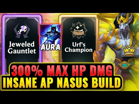 300% Max HP Damage: Melting Enemies with Microwave AP Nasus Highroll | League Arena Gameplay