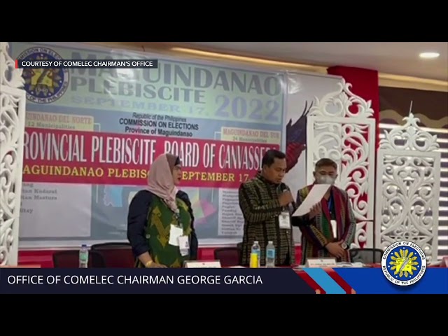 LIVE UPDATES AND RESULTS: Maguindanao plebiscite