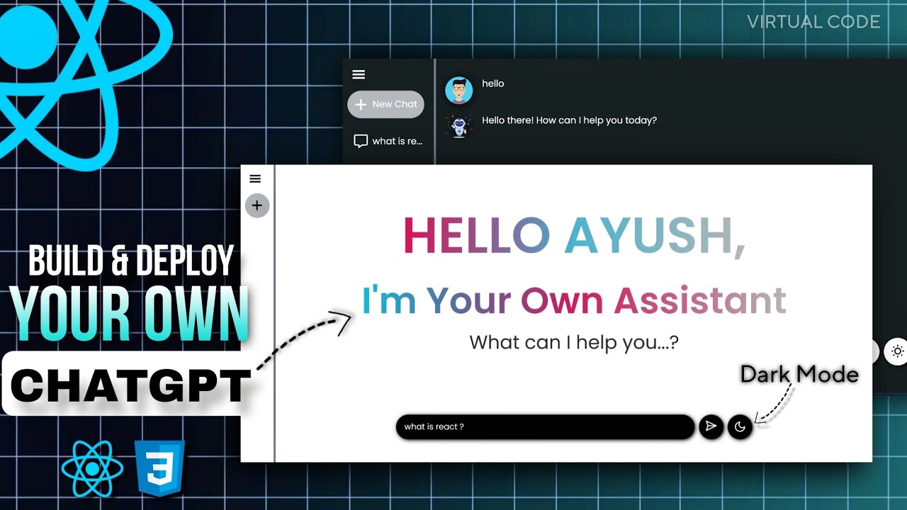 Build & Deploy Your Own CHATGPT Using React JS 🚀 | #2 React Projects