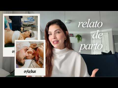 RELATO DE PARTO | BOLSA ESTOUROU DORMINDO, PARADOS PELA POLÍCIA, MOSTREI MINHA CICATRIZ