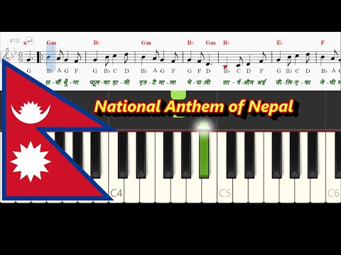 National Anthem of Nepal | Sheet Music (Music Notation) with Chords.