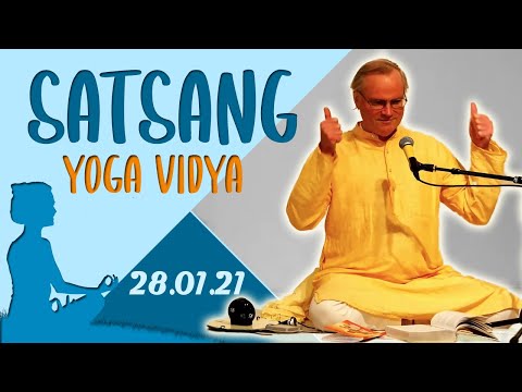 Satsang + Meditation, Mantra und Kirtan mit Sukadev - Yoga Vidya Ashram Live 20:00 - 28.01.2021