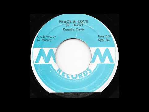 RONNIE DAVIS/KING TUBBY ~ Peace & Love/Peace Version {M M 7" 1974}