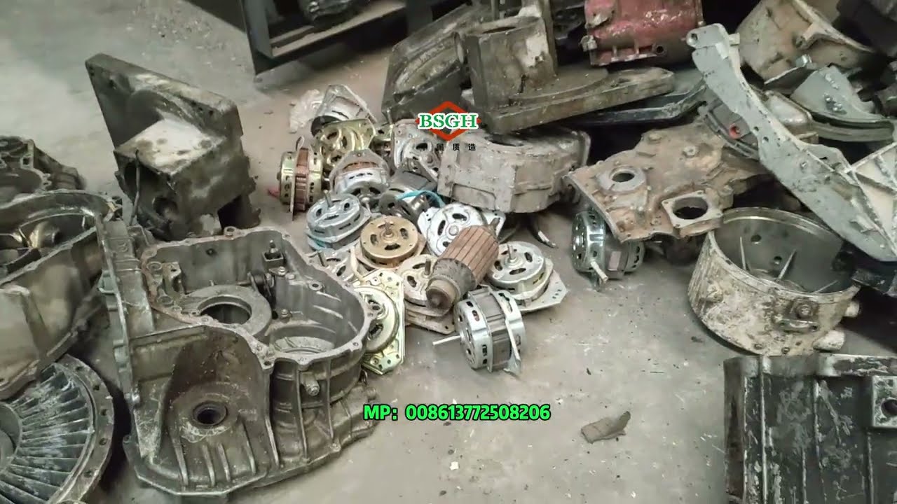 Motor Stator and Rotor Recycling Plant Test Run | Heavy-Duty Hammer Mill + Crushing & Separation