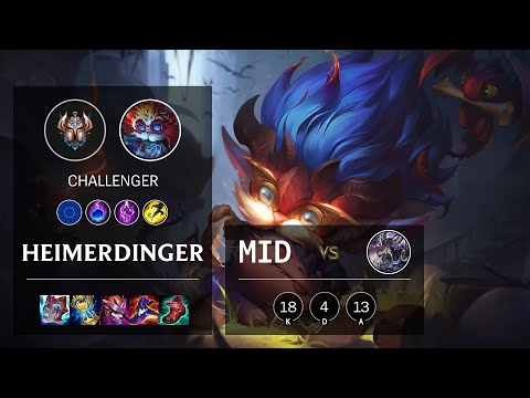 Heimerdinger Mid vs Kassadin - EUW Challenger Patch 11.21