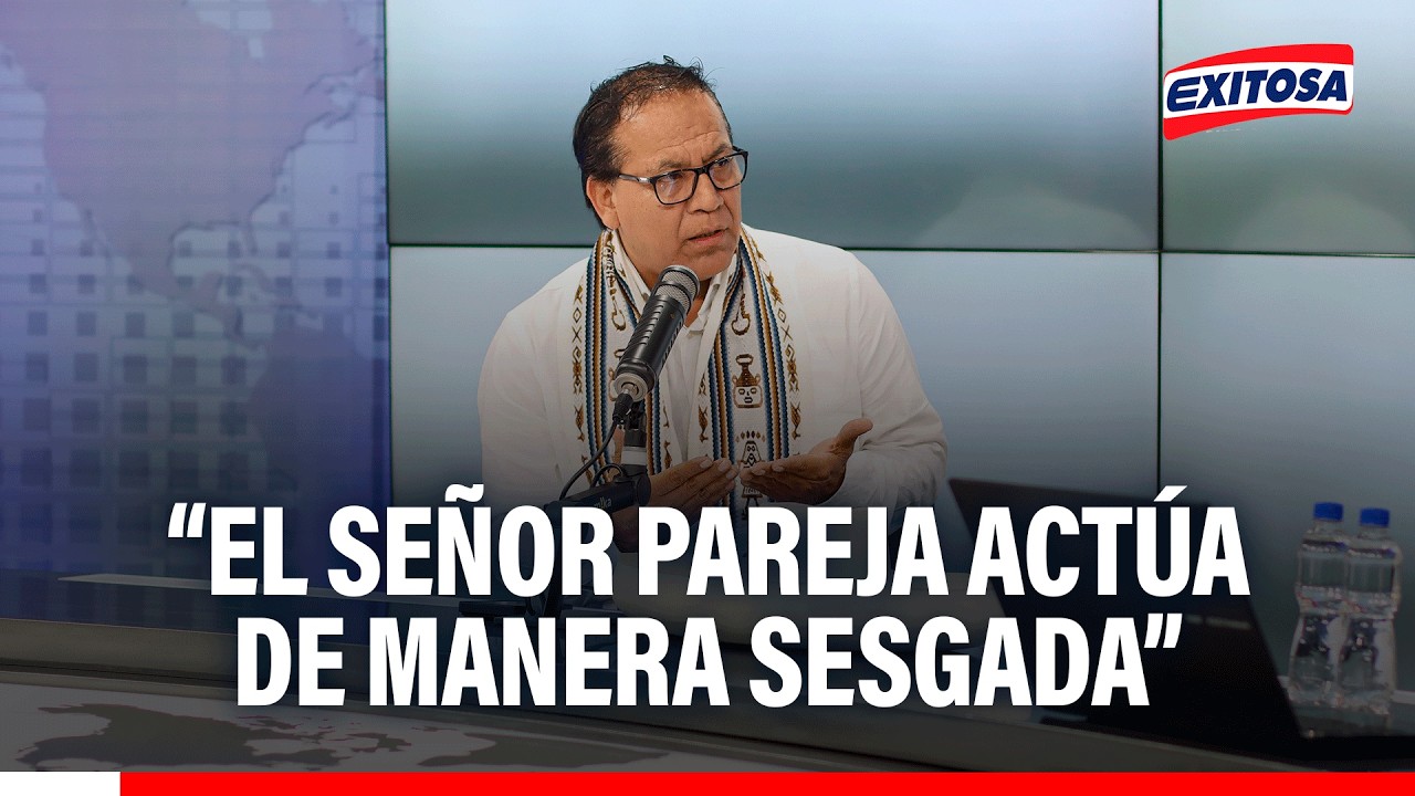🔴🔵 Roberto Sánchez: "El señor Pareja actúa de manera sesgada"