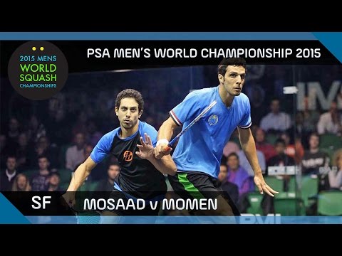 Squash: 2015 PSA Men's World Championship Semi-Final Highlights: Mosaad v Momen