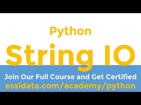Python Stringio