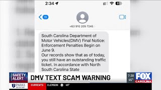 Safety Alert: DMV text scam