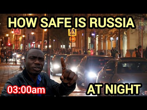 How safe is Russia ð·ðº at night for blacks plus night public transport